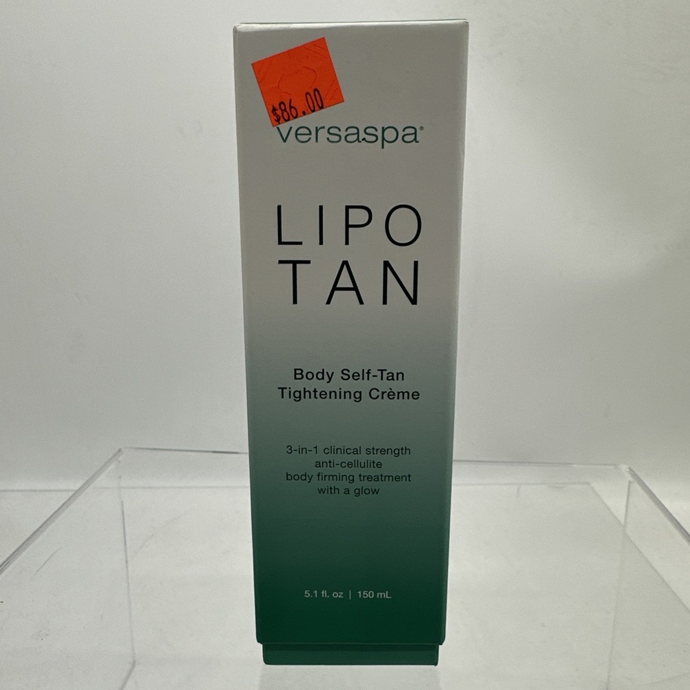 NEW SEALED Versa Spa Lipo Tan Body Self-Tan Tightening Crème 5.1 oz & 1.7oz